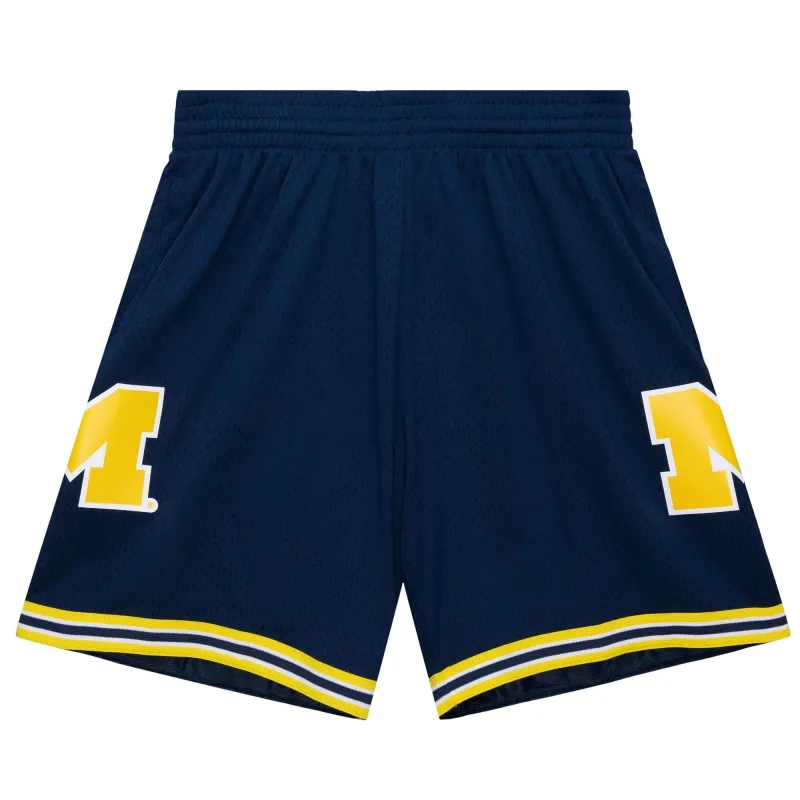 Mitchell & Ness Ncaa Road Shorts Michigan Wolverines 1991 Shorts sold by Zulily