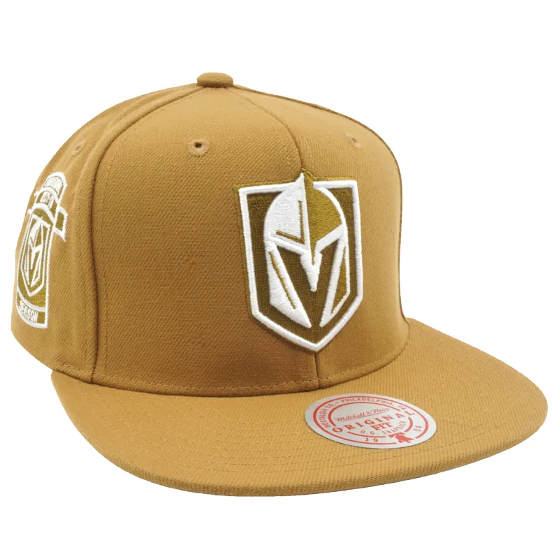Mitchell & Ness Men's NHL Back To Basics Snapback Knights made by Mitchell & Ness