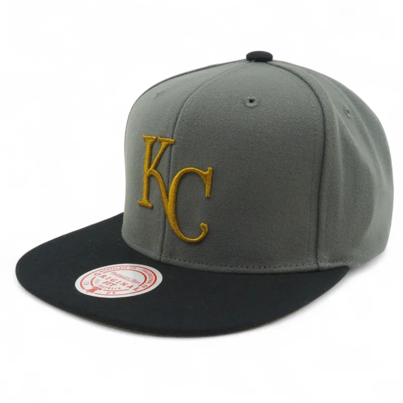 Mitchell & Ness Men's MLB Storm Front Snapback Royals Snapback Caps made by Zulily