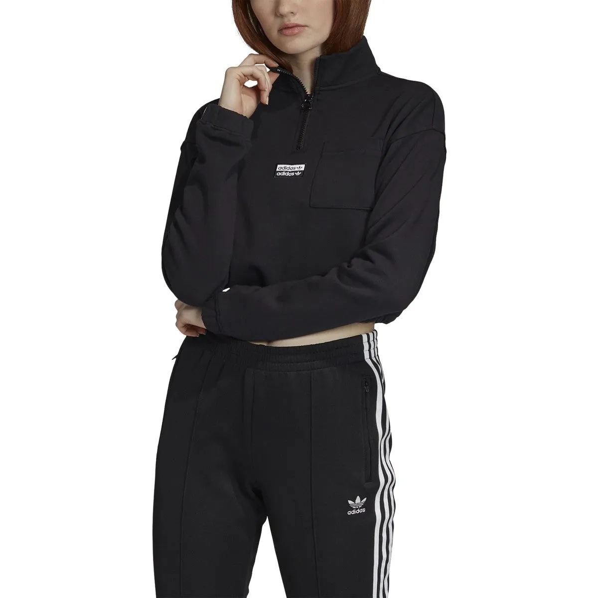 adidas Women's Originals Half Zip Sweater sold by Zulily