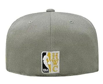 Mitchell & Ness Men's NBA Sunny Gray Fitted Hwc Warriors Fitted Caps sold by Zulily product image thumbnail 4