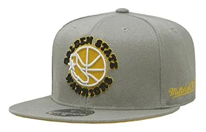 Mitchell & Ness Men's NBA Sunny Gray Fitted Hwc Warriors Fitted Caps sold by Zulily product image thumbnail 3