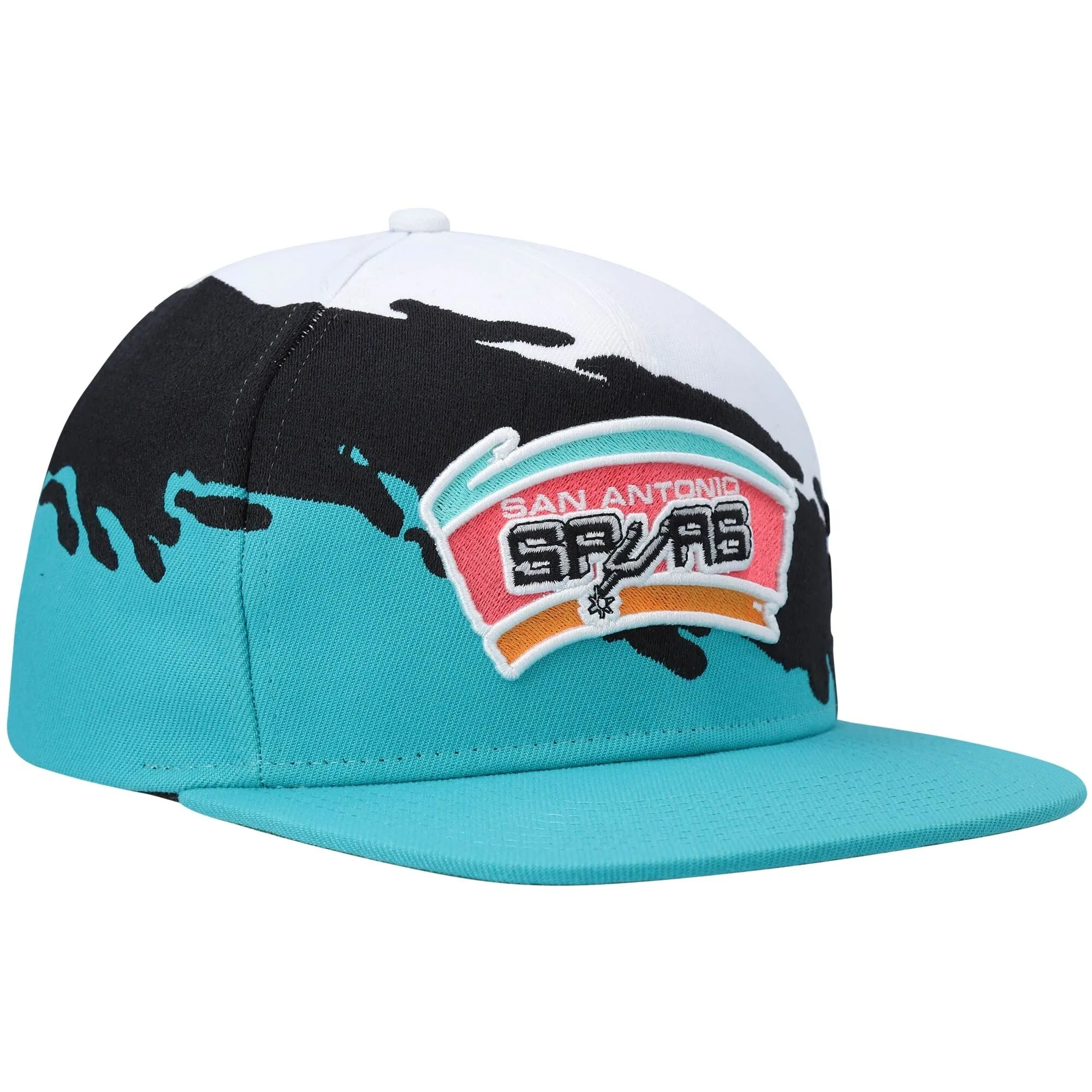 Mitchell & Ness Men's NBA San Antonio Spurs Paintbrush Snapback sold by Zulily product image thumbnail 3