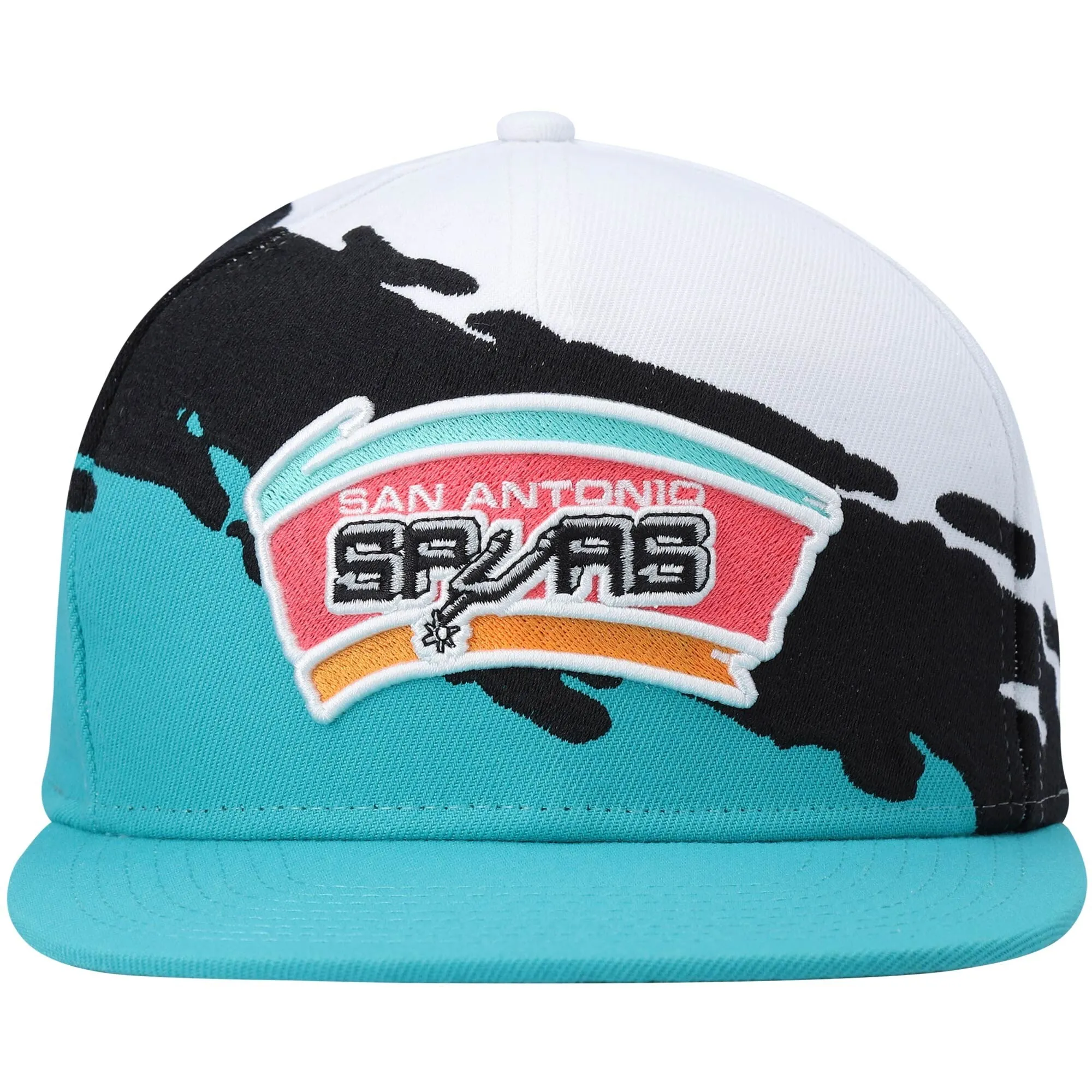 Mitchell & Ness Men's NBA San Antonio Spurs Paintbrush Snapback sold by Zulily product image thumbnail 2