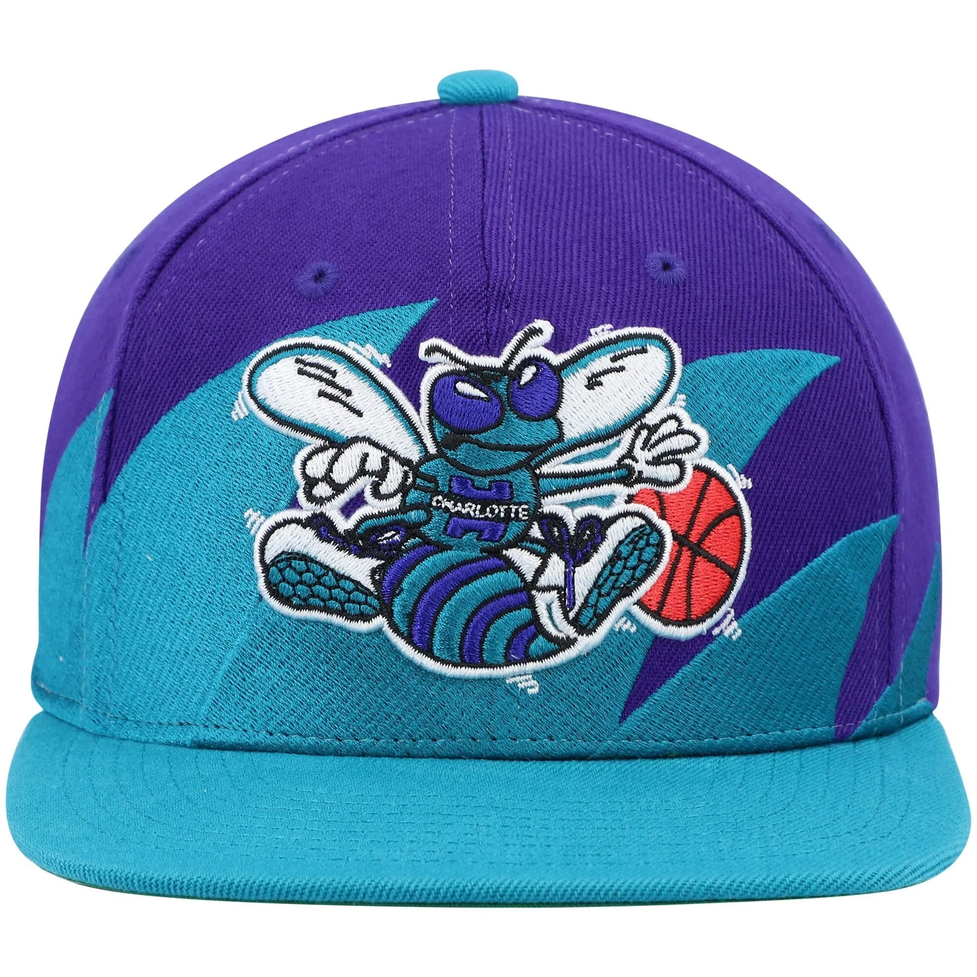 Mitchell & Ness Men's NBA Charlotte Hornets Sharktooth Snapback sold by Zulily product image thumbnail 2