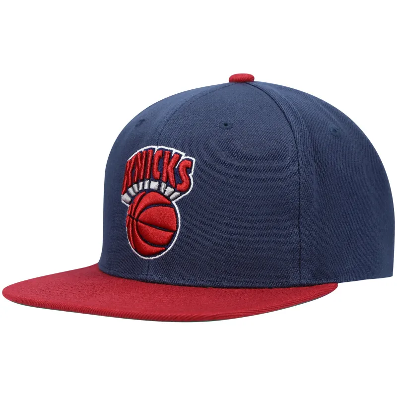 Mitchell & Ness Men's NBA Core Basic Snapback Hwc Knicks Snapback Caps made by Mitchell & Ness