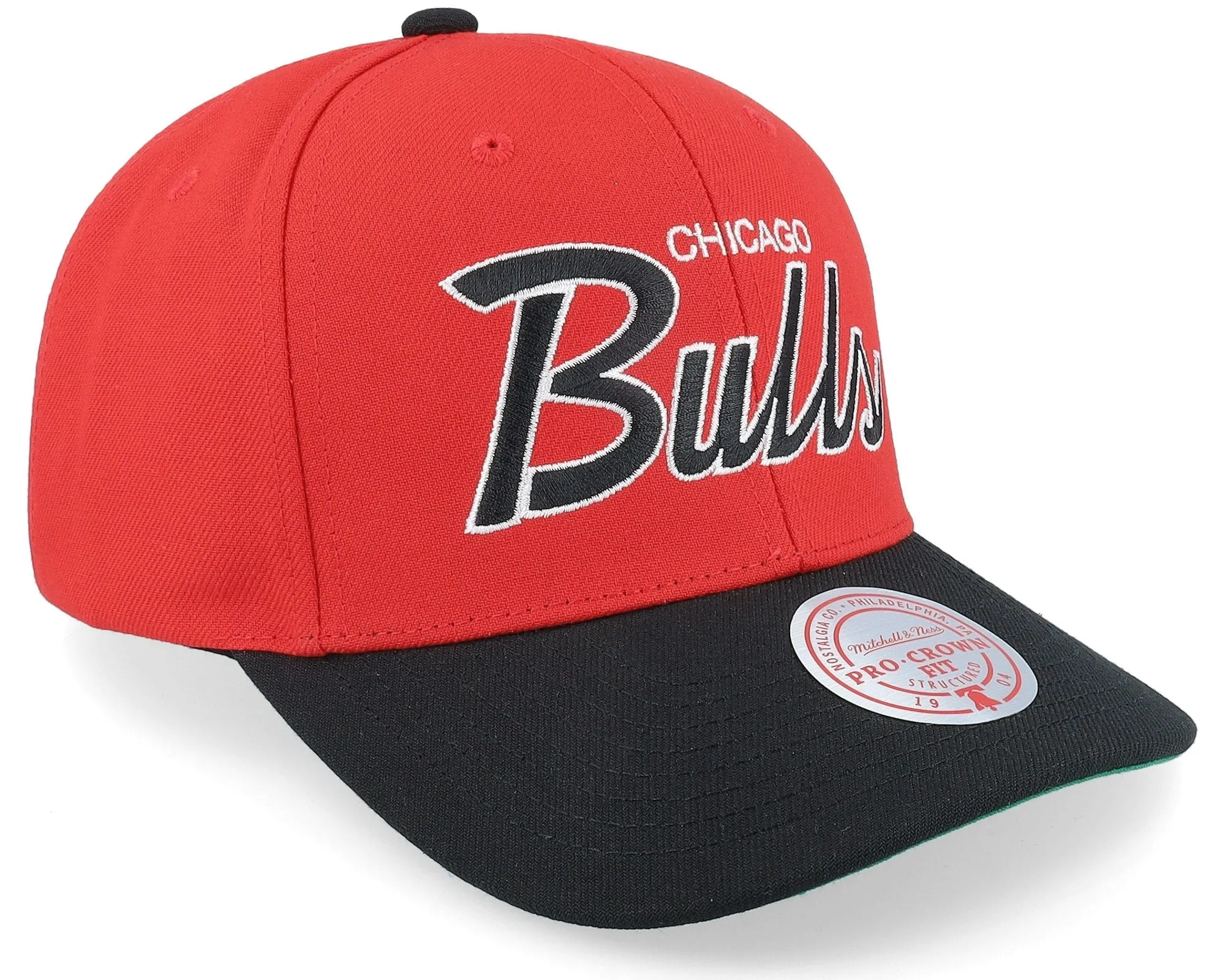 Mitchell & Ness Men's NBA Team Script 2.0 Pro Snapback Hwc Bulls Snapback Caps sold by Zulily product image thumbnail 2