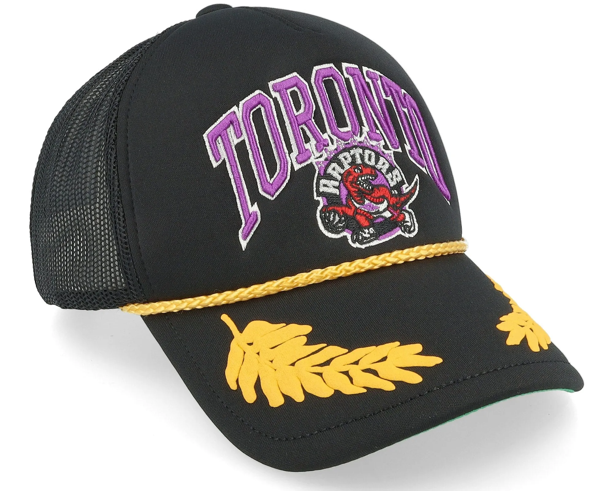 Mitchell & Ness Men's NBA Gold Leaf Trucker Hwc Raptors Ball Caps sold by Zulily product image thumbnail 2
