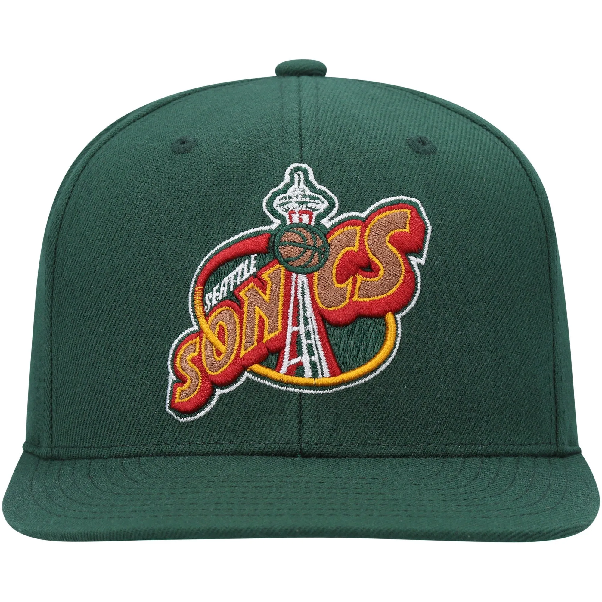 Mitchell & Ness Men's NBA Team Ground 2.0 Fitted Hwc Supersonics Fitted Caps sold by Zulily product image thumbnail 2