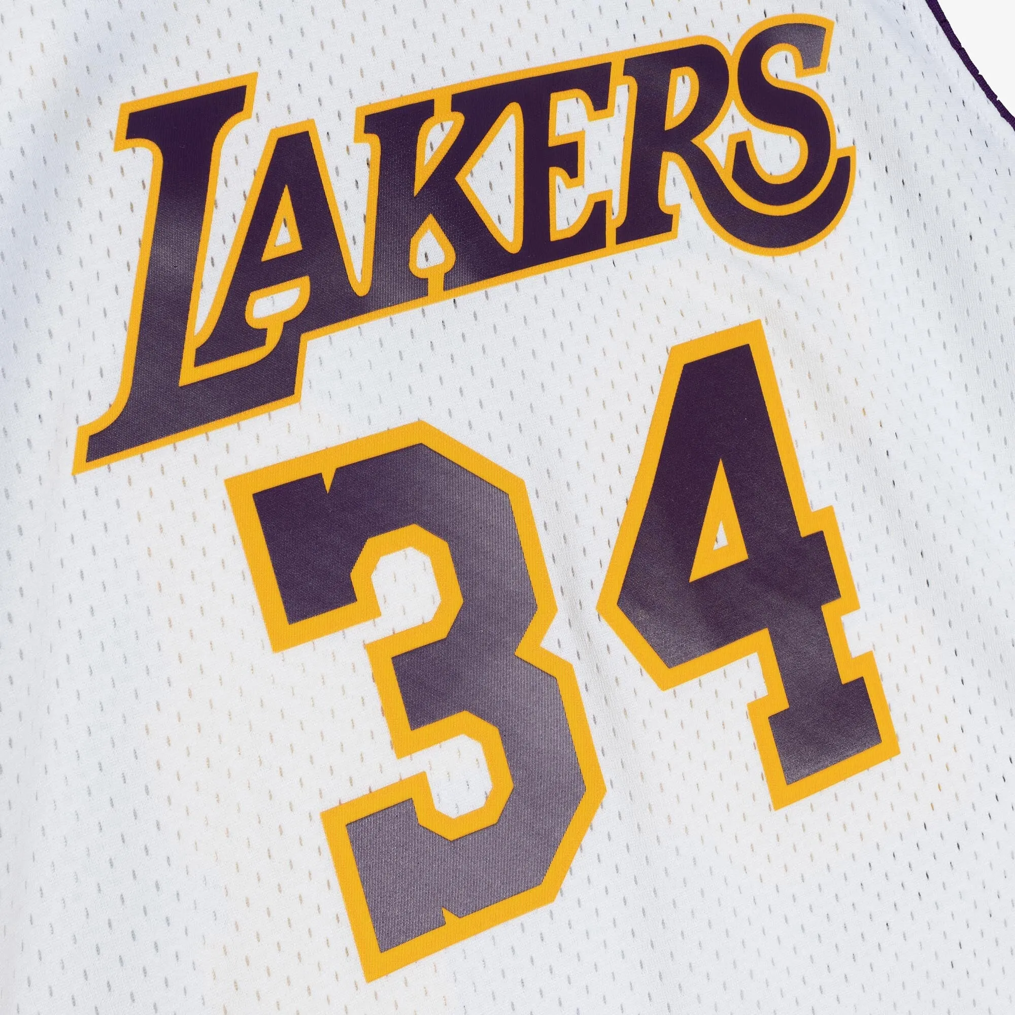 Mitchell & Ness Men's NBA Alternate Jersey Lakers 2002 Shaquille O'Neal Jerseys sold by Zulily product image thumbnail 3