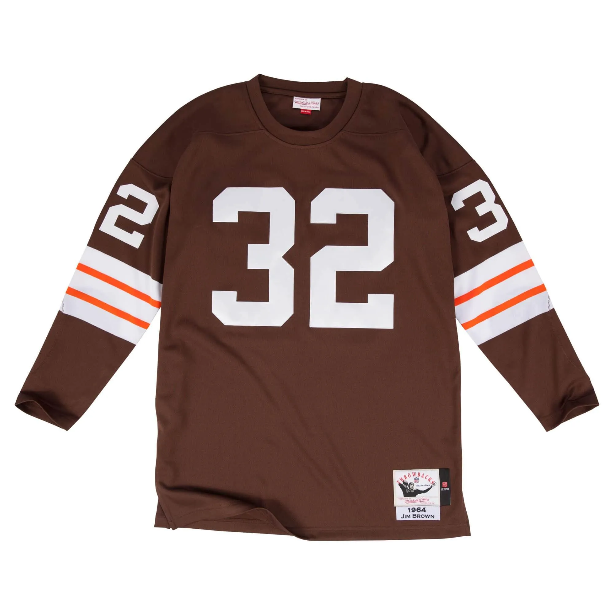 Mitchell & Ness Men's NFL Authentic Jersey Cleveland Browns 1964 Jim Brown sold by Zulily