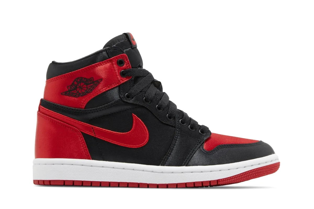 Air Jordan Women's Retro 1 High Og 'Satin Bred ' W Sneakers sold by Zulily