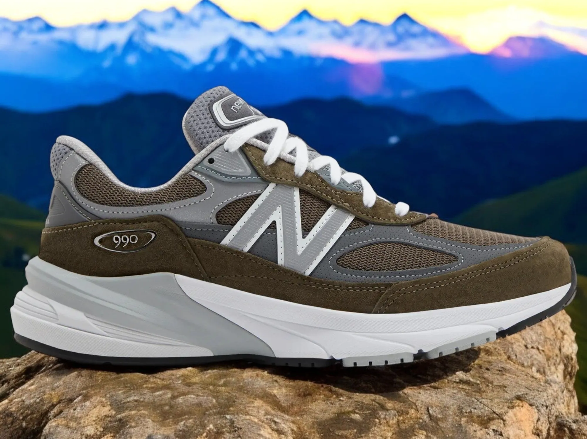 New Balance Men's 990V6 Made In Usa 'Dark Olive' sold by Zulily