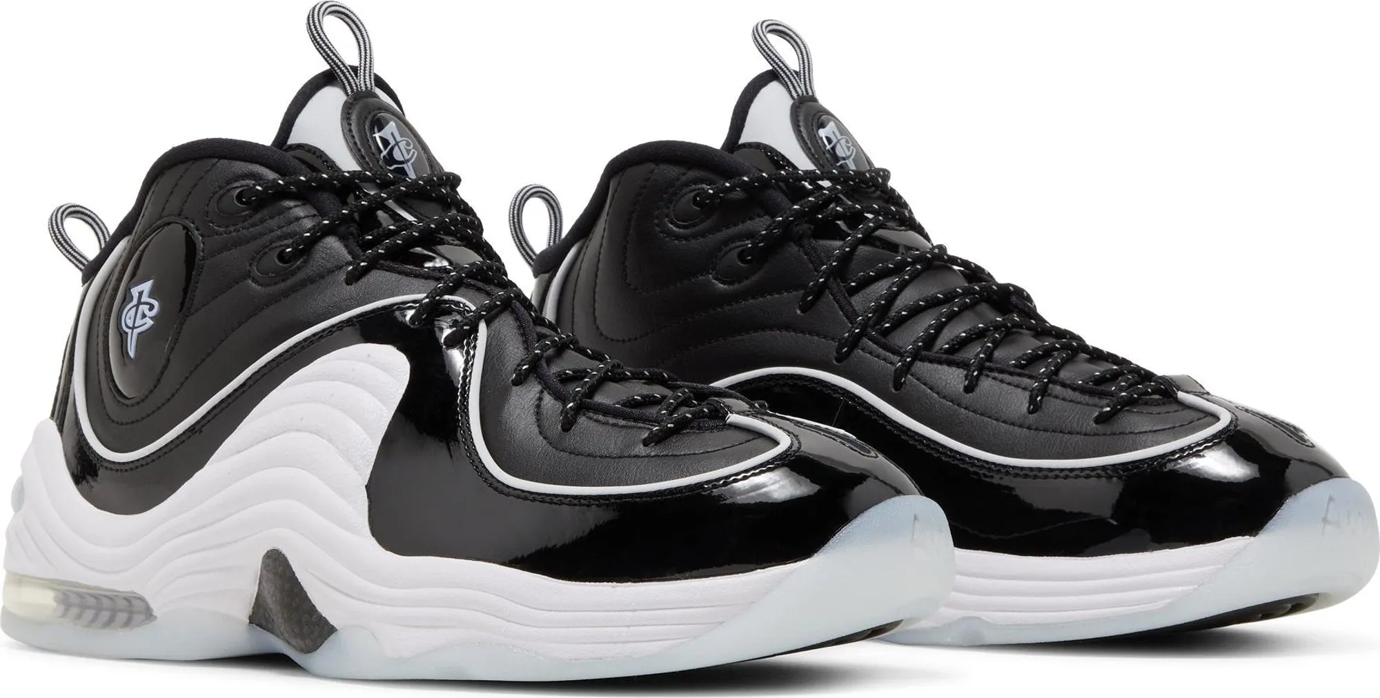 Nike Men's Air Penny 2 'Black Patent Football Grey' Sneakers sold by Zulily product image thumbnail 2