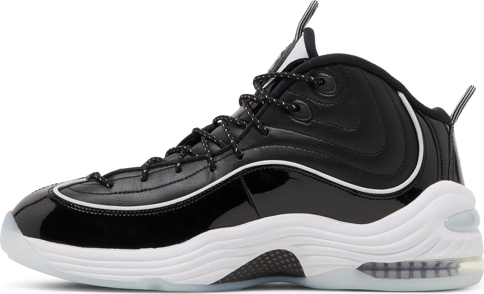 Nike Men's Air Penny 2 'Black Patent Football Grey' Sneakers sold by Zulily product image thumbnail 3