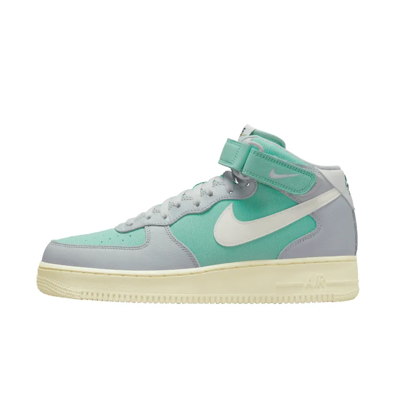 Nike Men's Air Force 1 Mid '07 Lx 'Grey Fog Enamel Green' Sneakers sold by Zulily