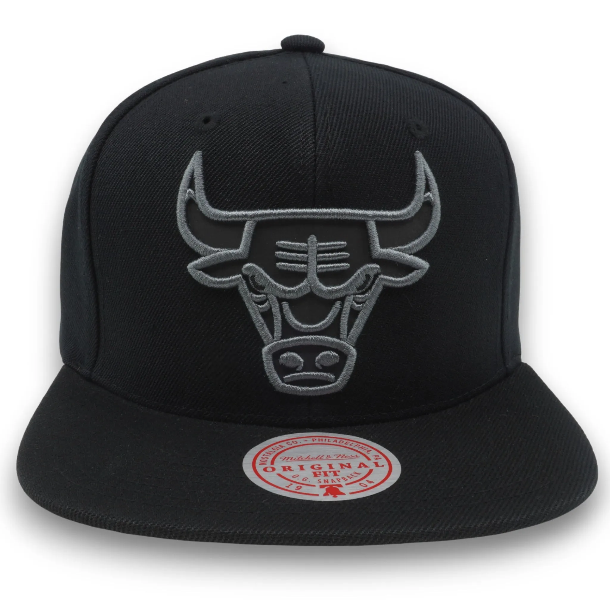 Mitchell & Ness Men's NBA Blackout Reflective Snapback Bulls sold by Zulily product image thumbnail 2