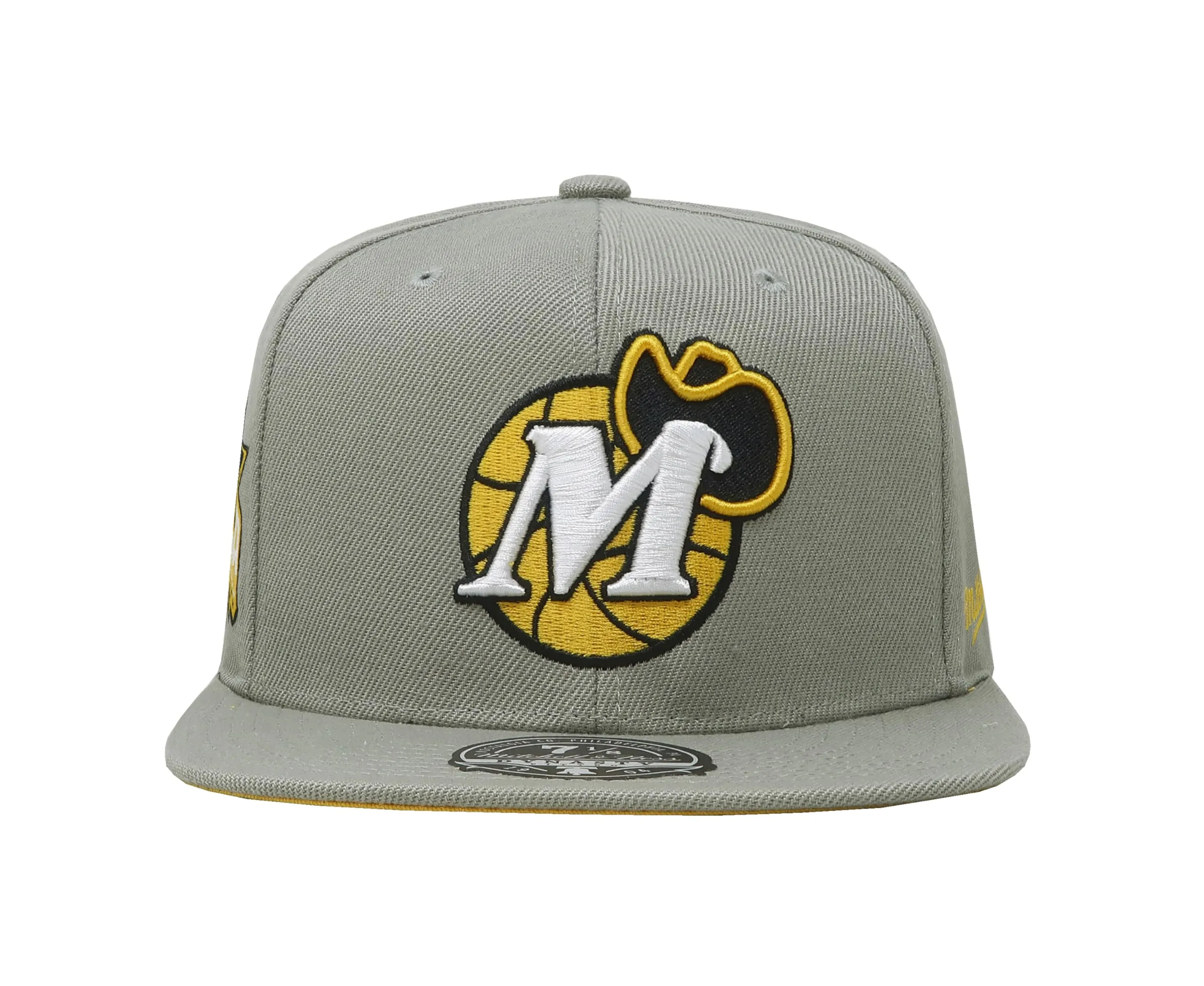Mitchell & Ness Men's NBA Sunny Gray Fitted Hwc Mavericks sold by Zulily product image thumbnail 2