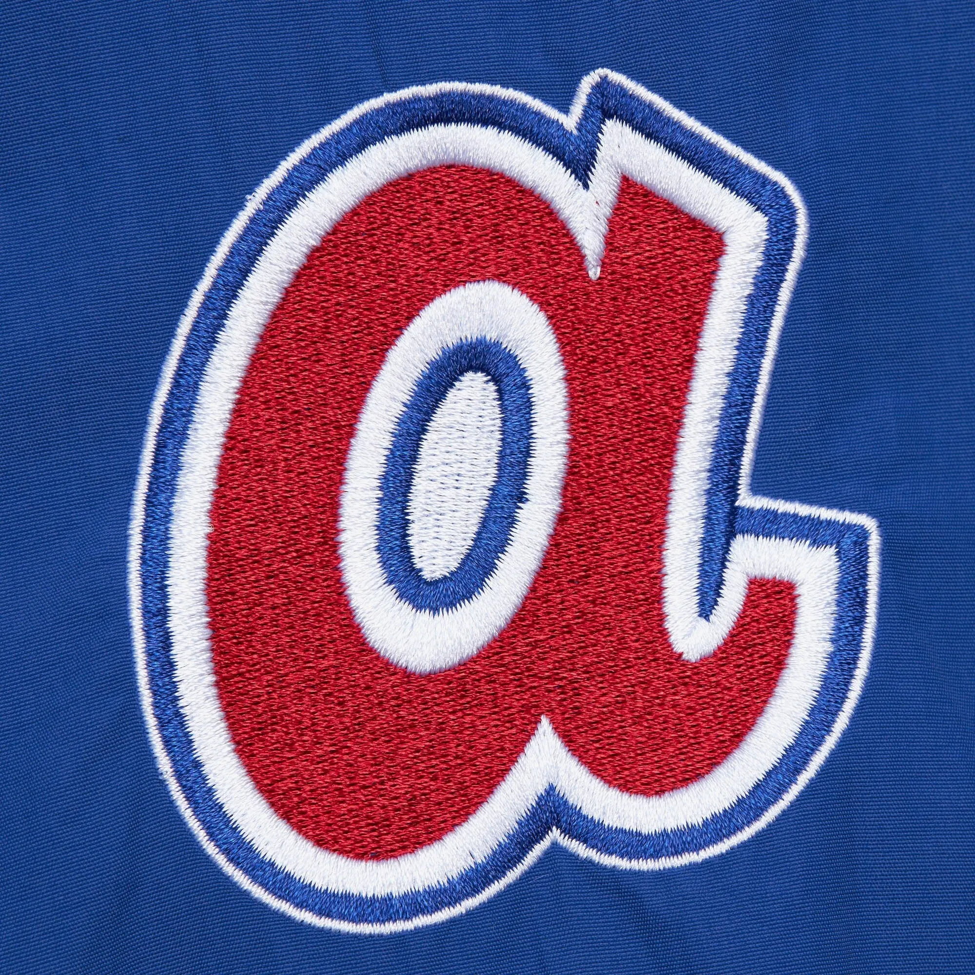 Mitchell & Ness Men's MLB Classic Nylon Pullover Vintage Logo Braves Pullovers sold by Zulily product image thumbnail 3