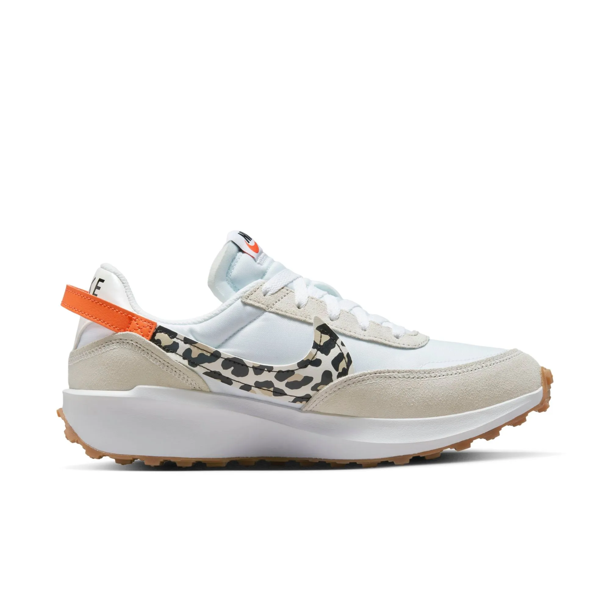 Nike Women's Waffle Debut 'White Team Orange Leopard ' Shoes sold by Zulily product image thumbnail 3