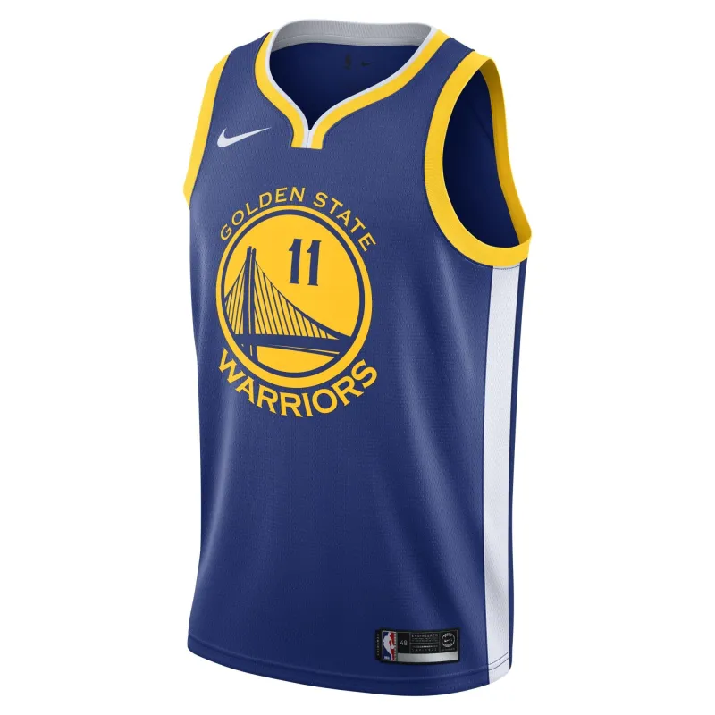 Nike Men's NBA Gs Warriors Klay Thompson Icon Swingman Jersey Jerseys made by Nike