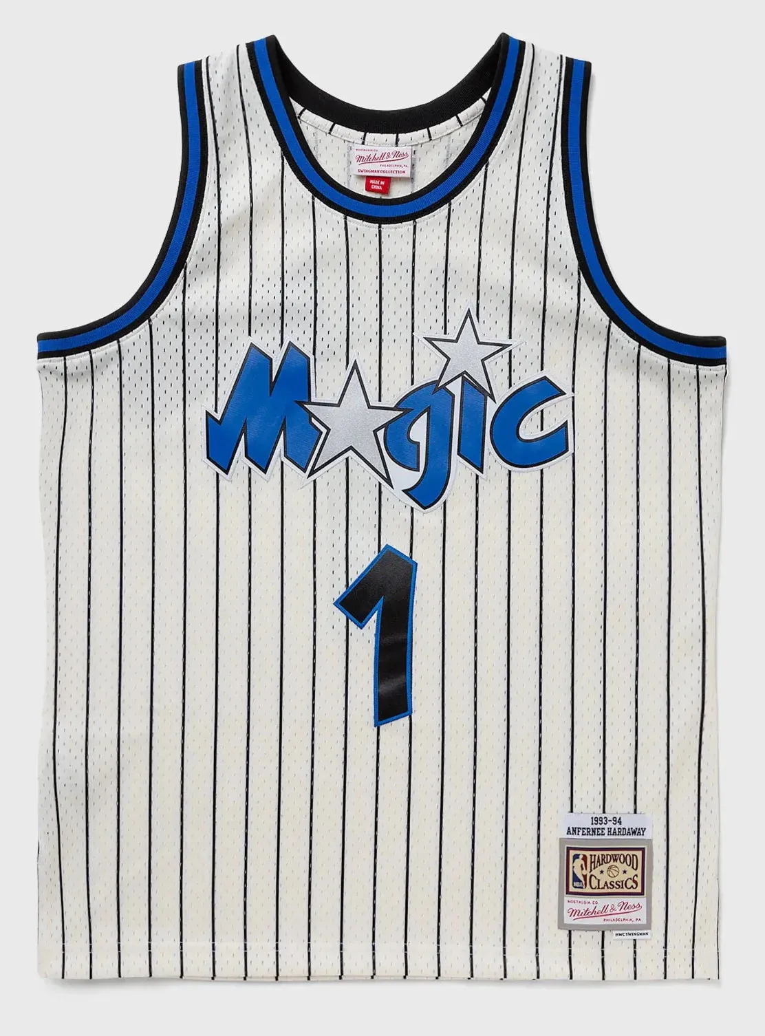 Mitchell & Ness Men's Cream Team Color Swingman Jersey Magic 1993 Penny Hardaway Jerseys sold by Zulily