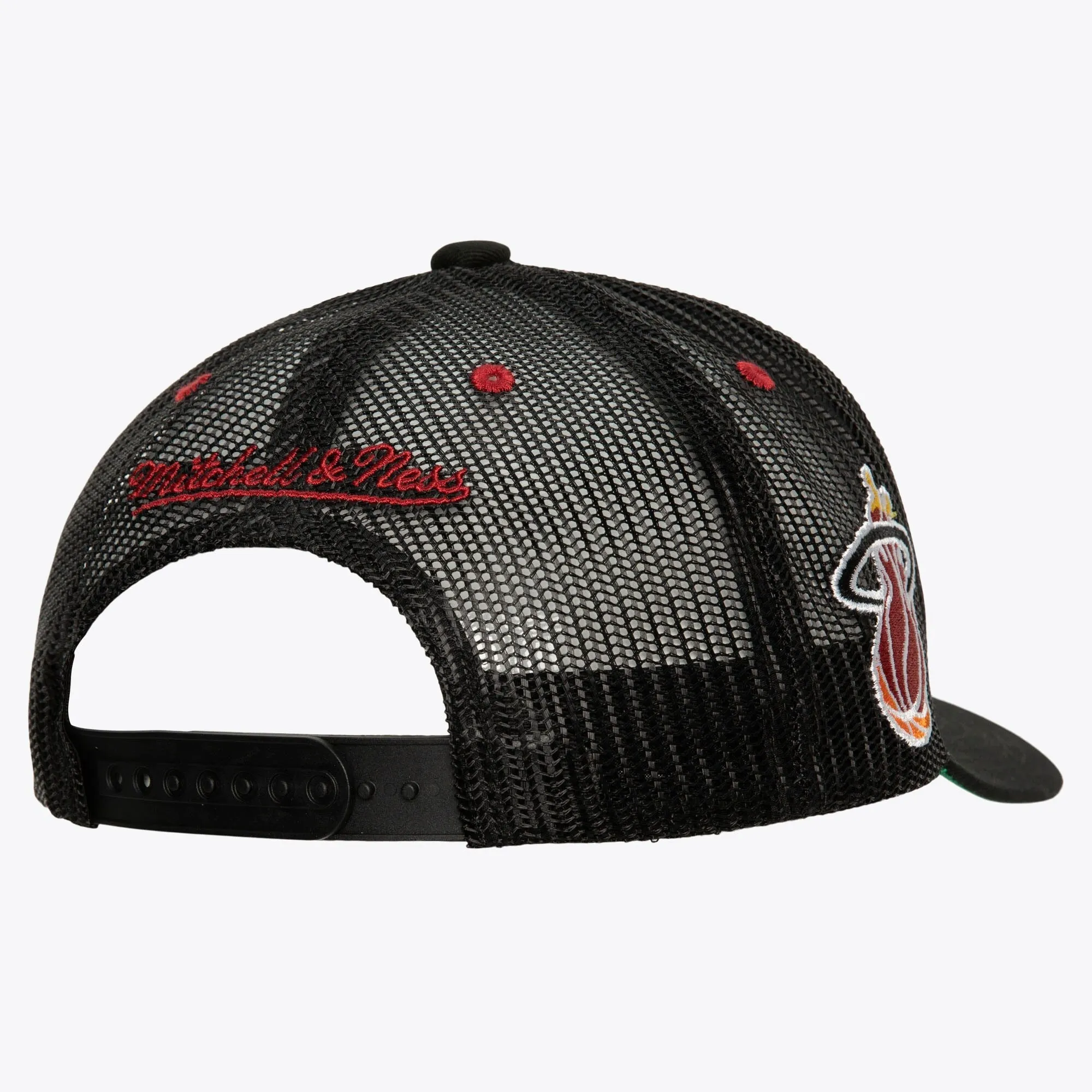 Mitchell & Ness Men's NBA Team Seal Trucker Hwc Heat Hats sold by Zulily product image thumbnail 2