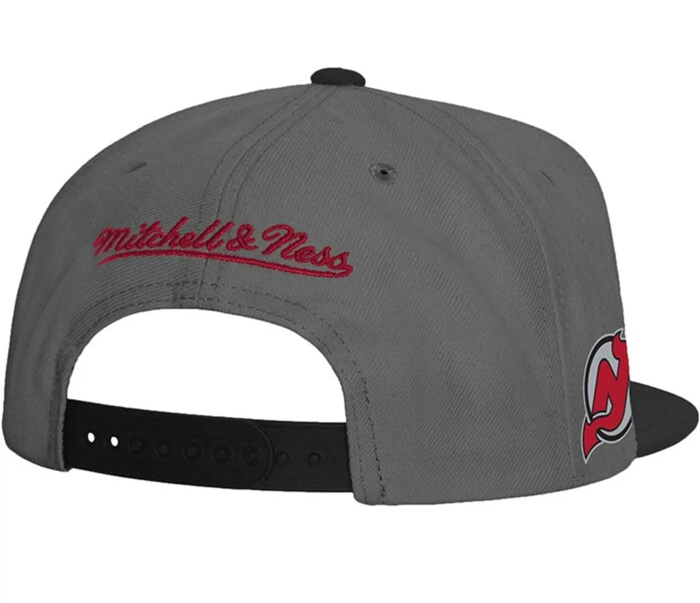 Mitchell & Ness Men's NHL Storm Front Snapback Devils Snapback Caps sold by Zulily product image thumbnail 2