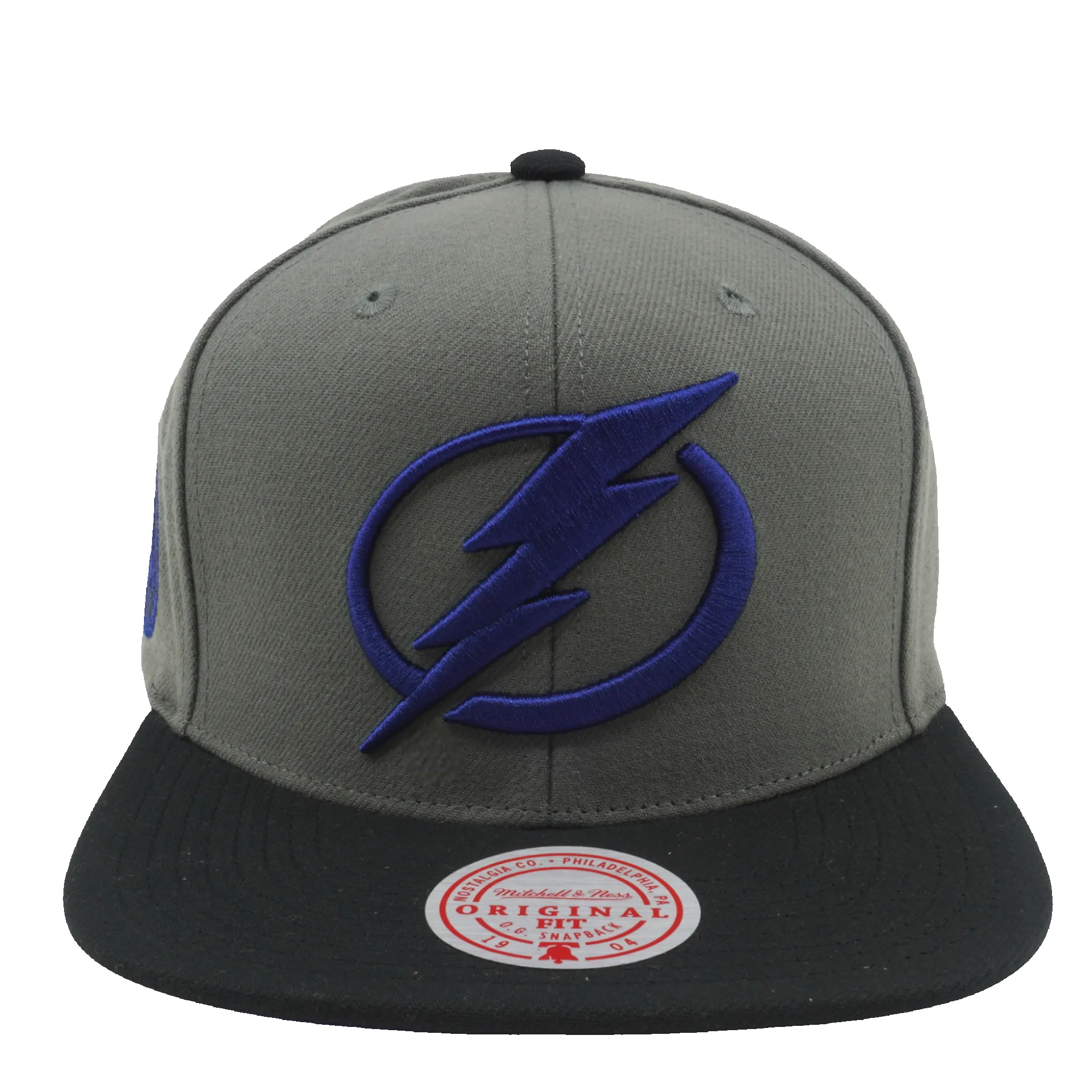 Mitchell & Ness Men's NHL Storm Front Snapback Lightning Grey sold by Zulily product image thumbnail 2