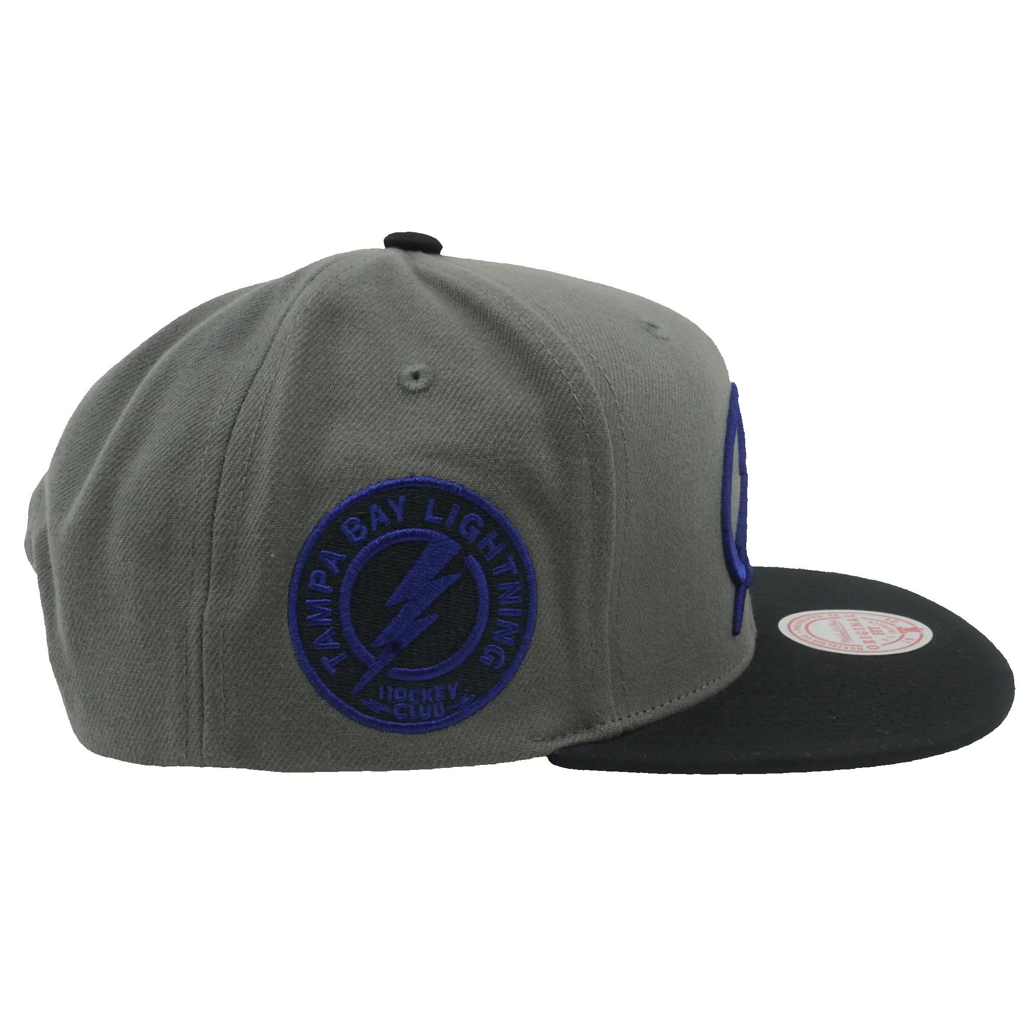 Mitchell & Ness Men's NHL Storm Front Snapback Lightning Grey sold by Zulily product image thumbnail 4