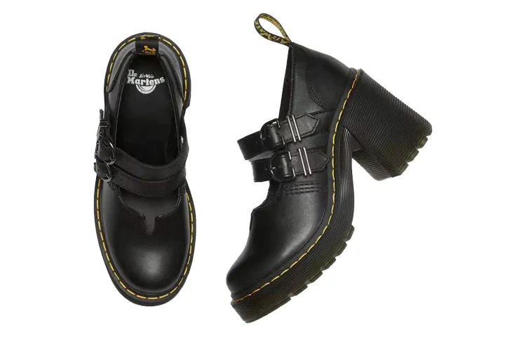 Dr. Martens Eviee Sendal Leather Heeled Shoes sold by Zulily product image thumbnail 3