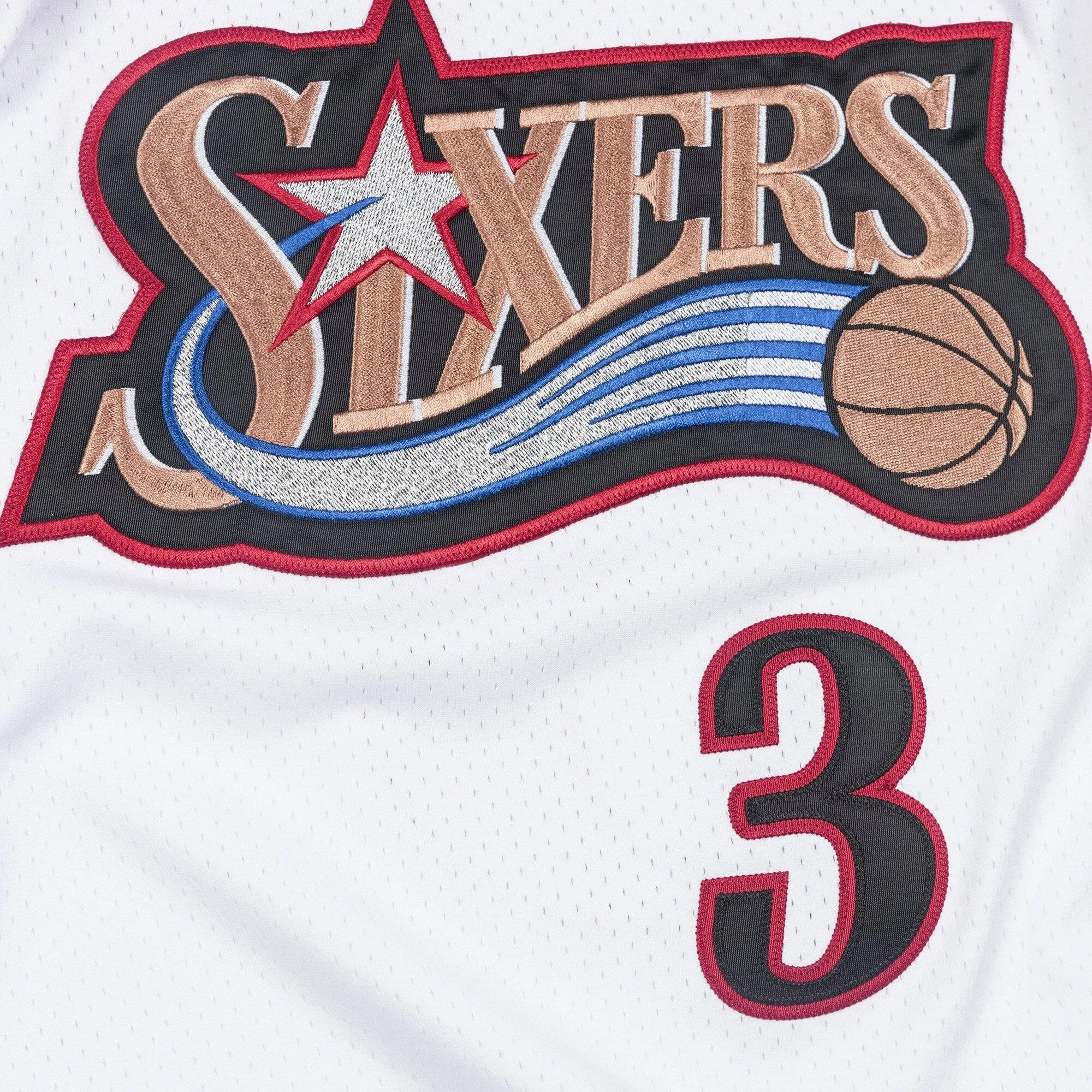 Mitchell & Ness Men's NBA Authentic Jersey 76Ers 1997 Allen Iverson Jerseys sold by Zulily product image thumbnail 5