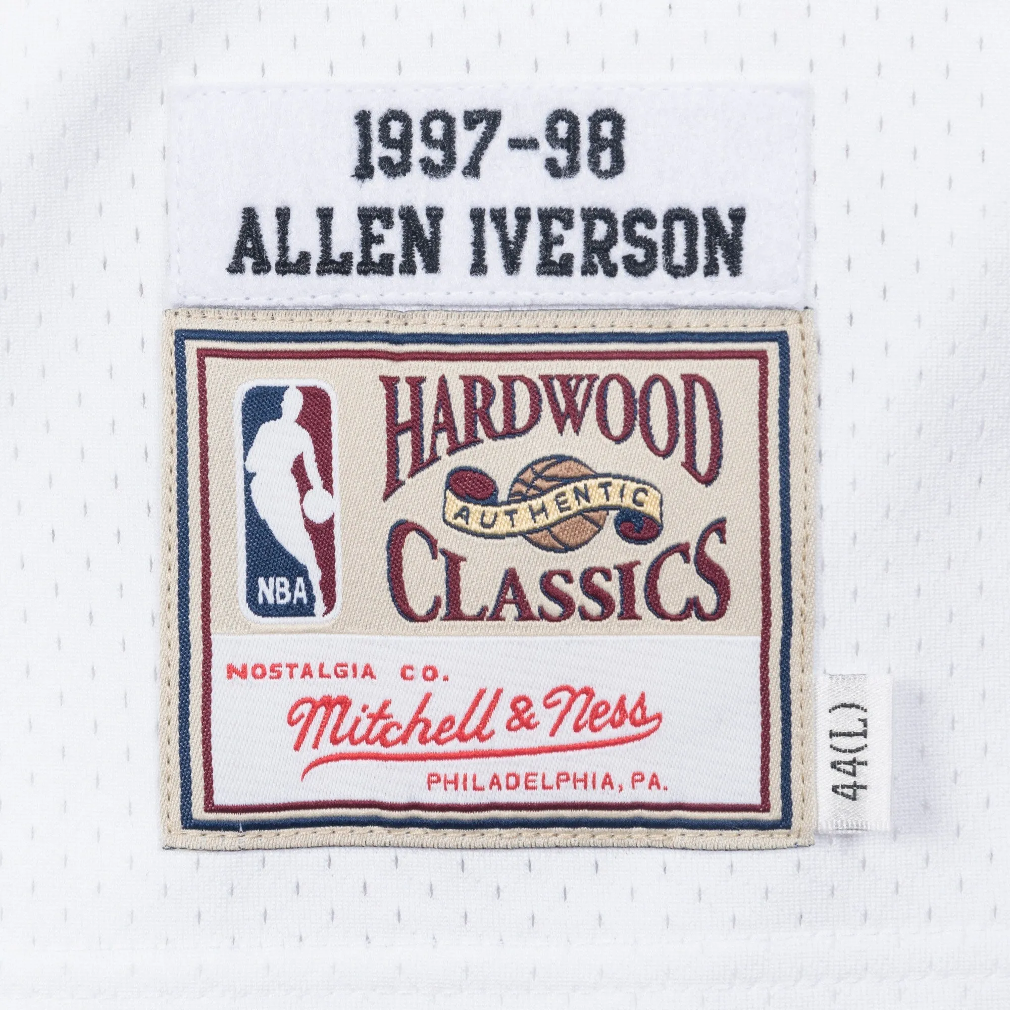 Mitchell & Ness Men's NBA Authentic Jersey 76Ers 1997 Allen Iverson Jerseys sold by Zulily product image thumbnail 3