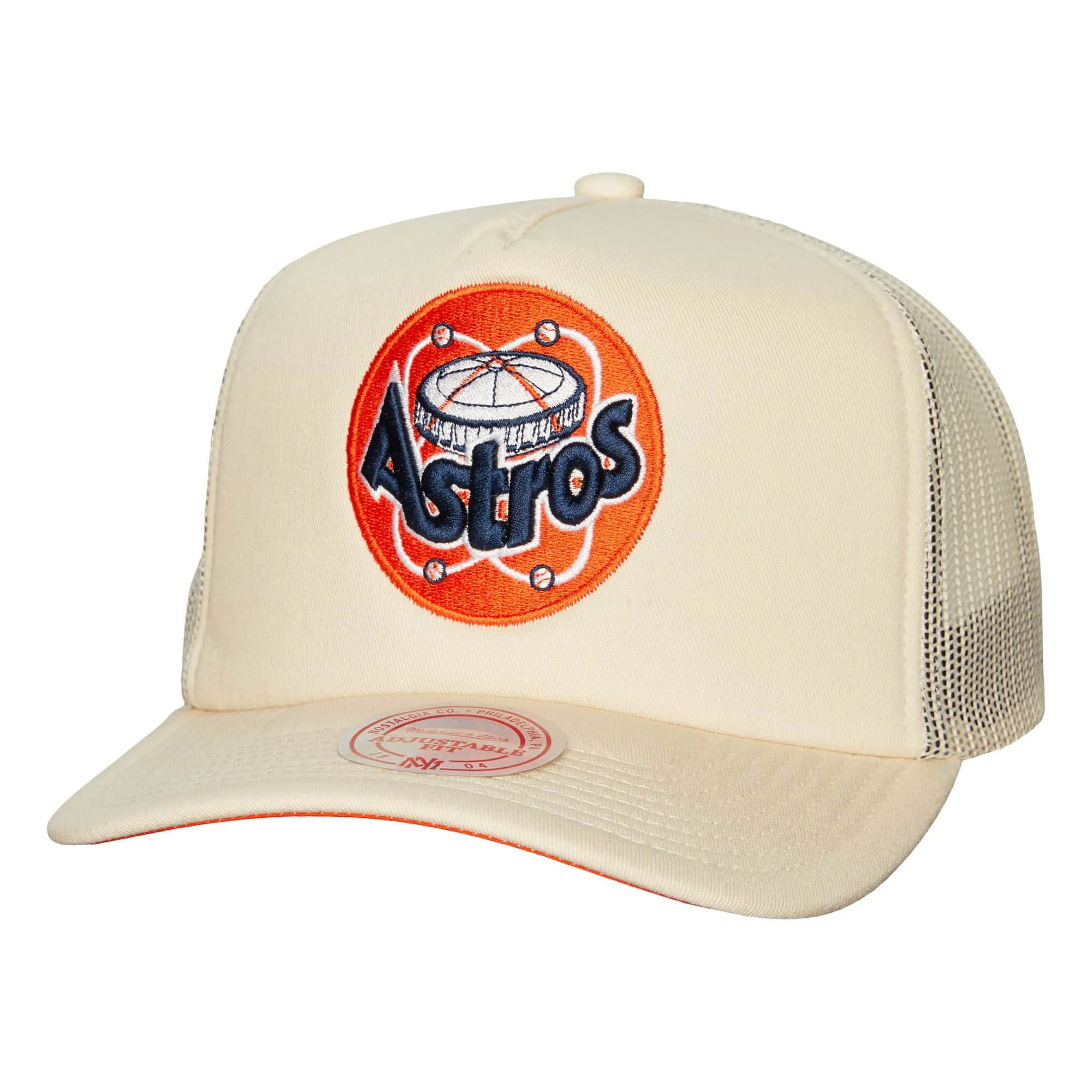 Mitchell & Ness Men's MLB Houston Astros Evergreen Trucker Snapback sold by Zulily