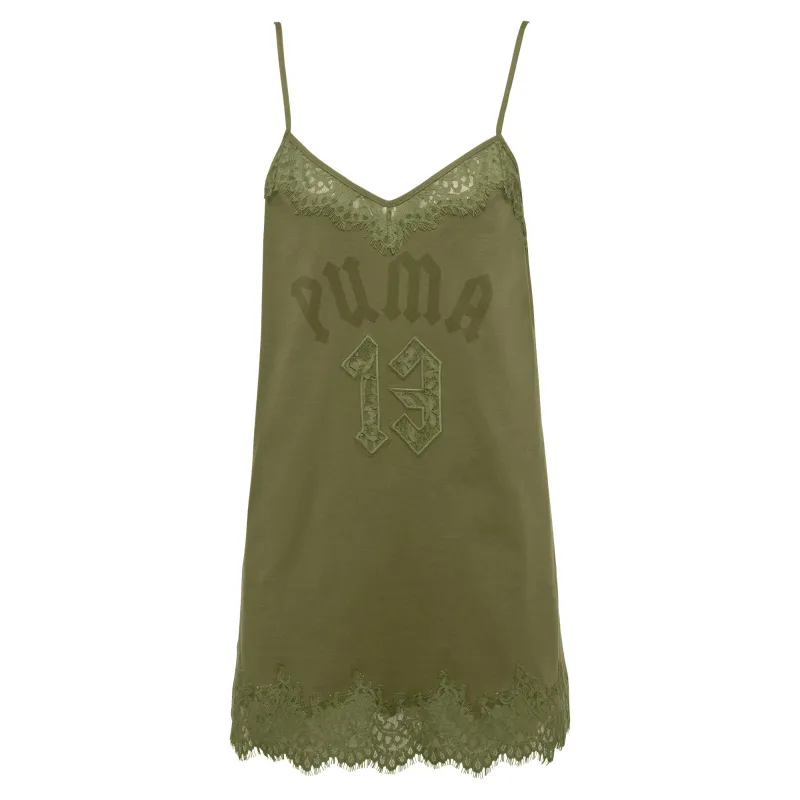 Puma Women's X Fenty By Rihanna Lace Trim Sleepwear Teddy made by Puma