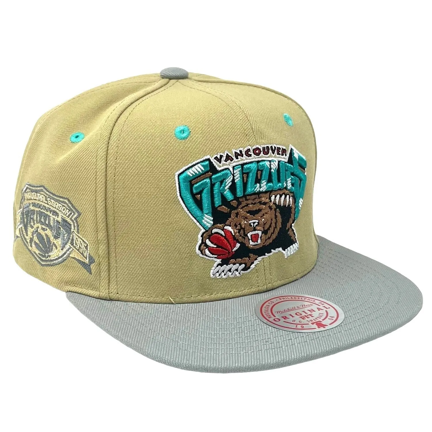 Mitchell & Ness Men's NBA Classic Canvas Snapback Hwc Grizzlies Snapback Caps sold by Zulily product image thumbnail 3