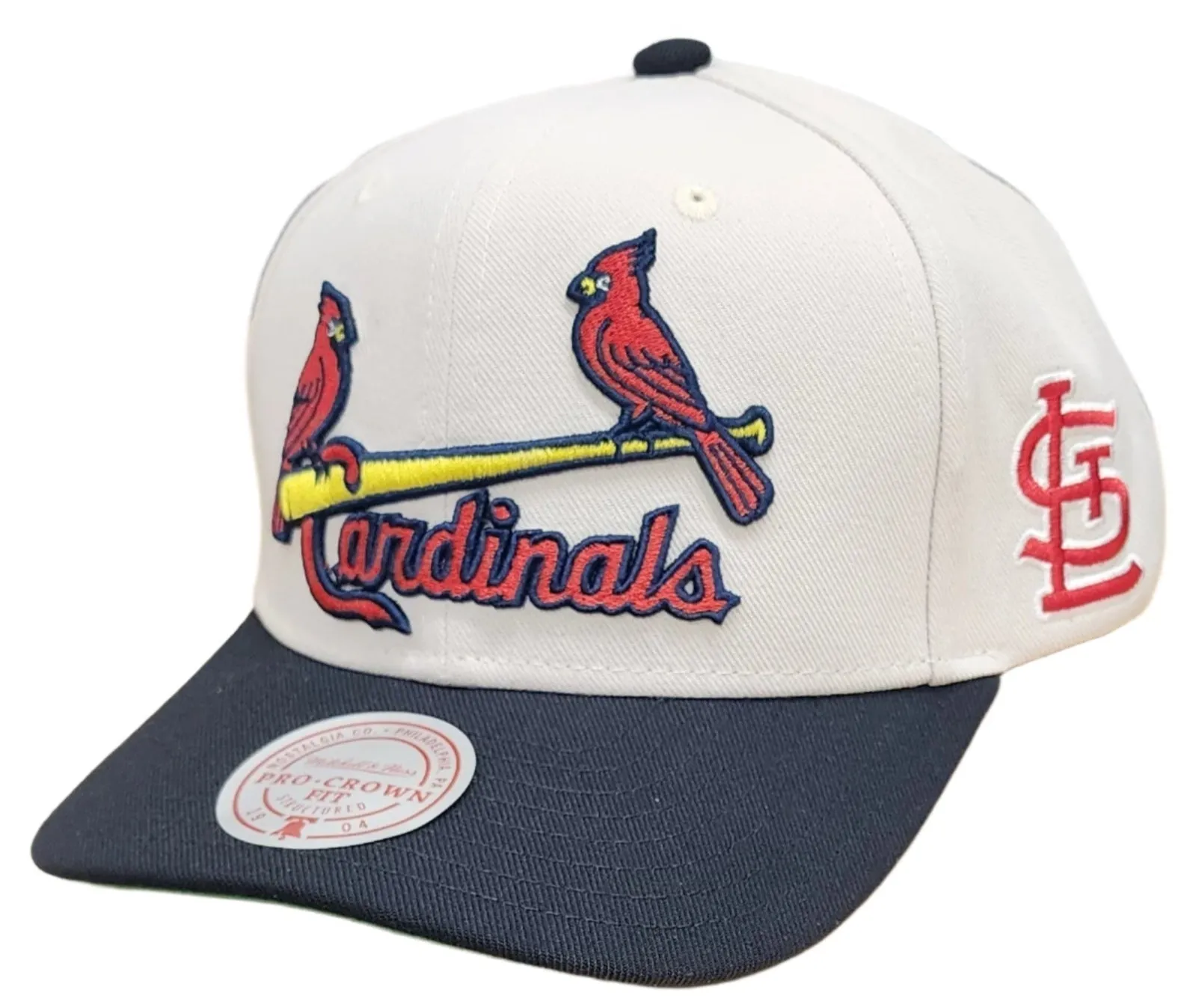 Mitchell & Ness Men's MLB Off Word Pro Snapback Cardinals Snapback Caps sold by Zulily