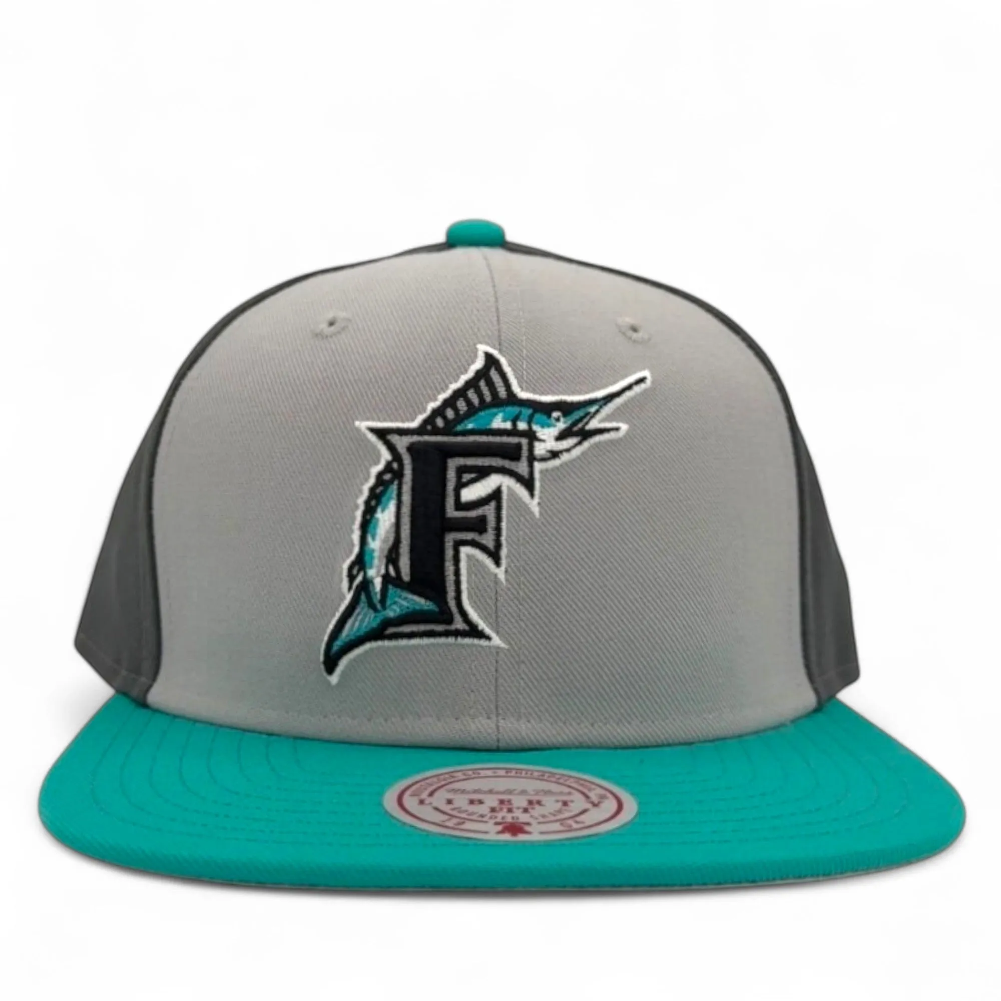 Mitchell & Ness Men's MLB Triple Play Liberty Snapback Coop Marlins Snapback Caps sold by Zulily product image thumbnail 2