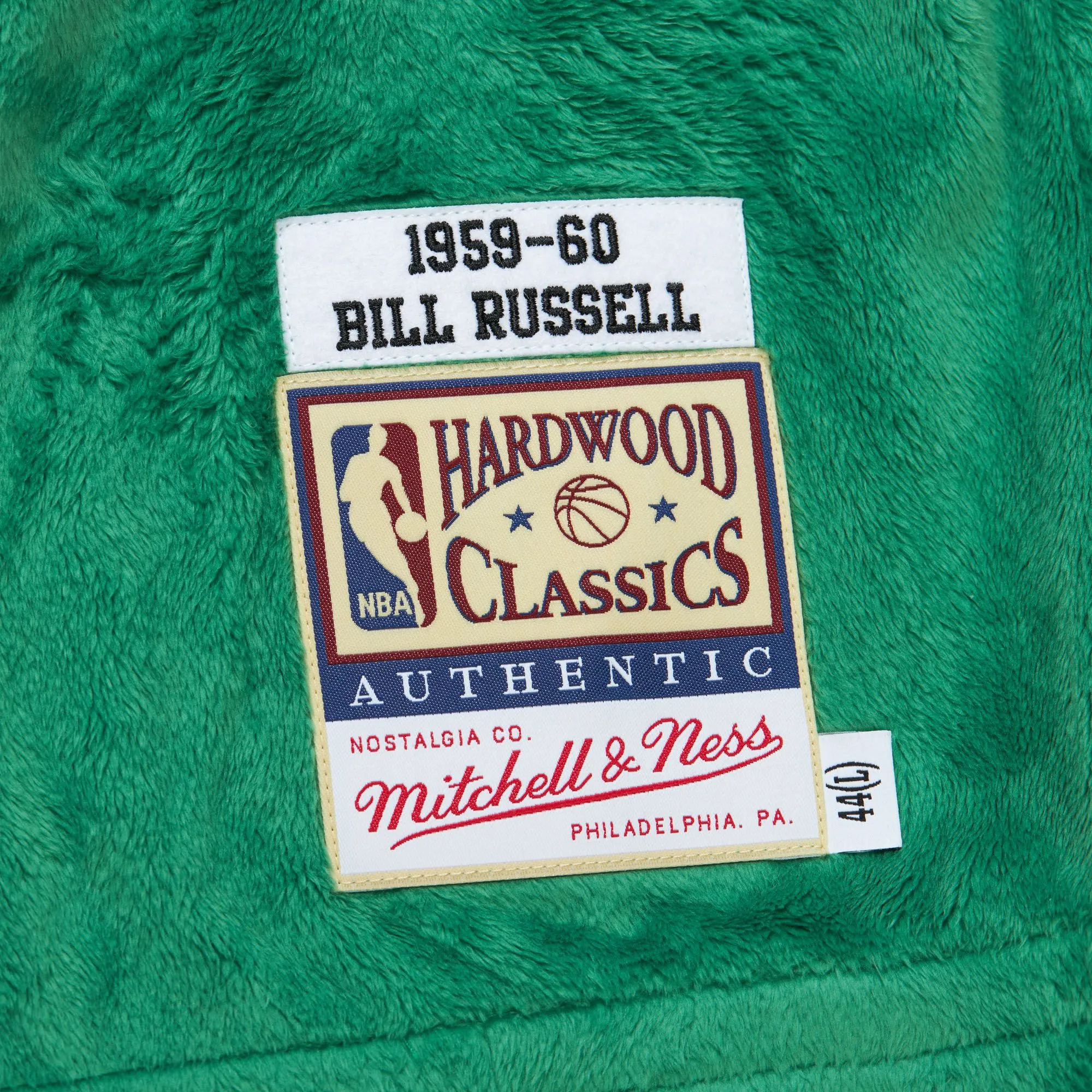 Mitchell & Ness Men's NBA Shooting Shirt Celtics 1959 Bill Russell Shooting Shirt sold by Zulily product image thumbnail 4