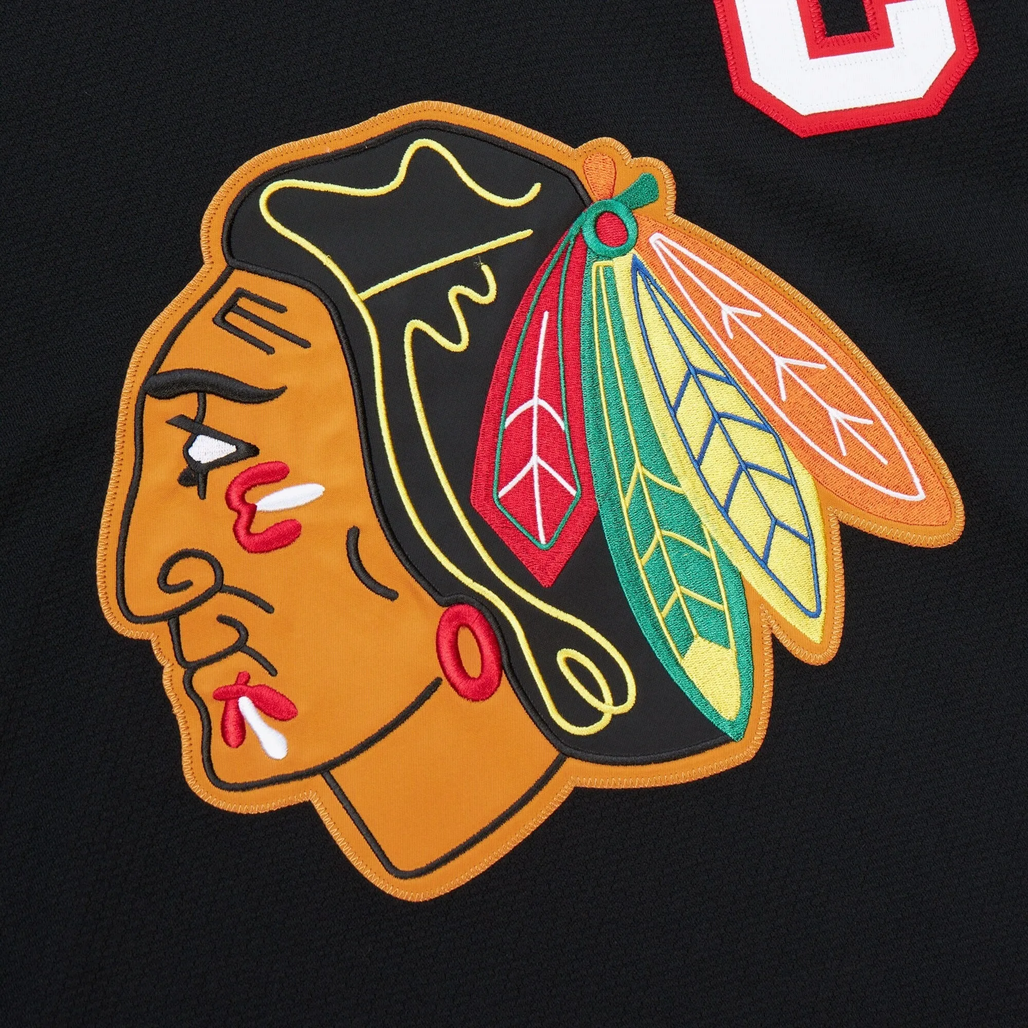 Mitchell & Ness Men's NHL Dark Alternate Jersey Blackhawks 1997 Chris Chelios Jerseys sold by Zulily product image thumbnail 3