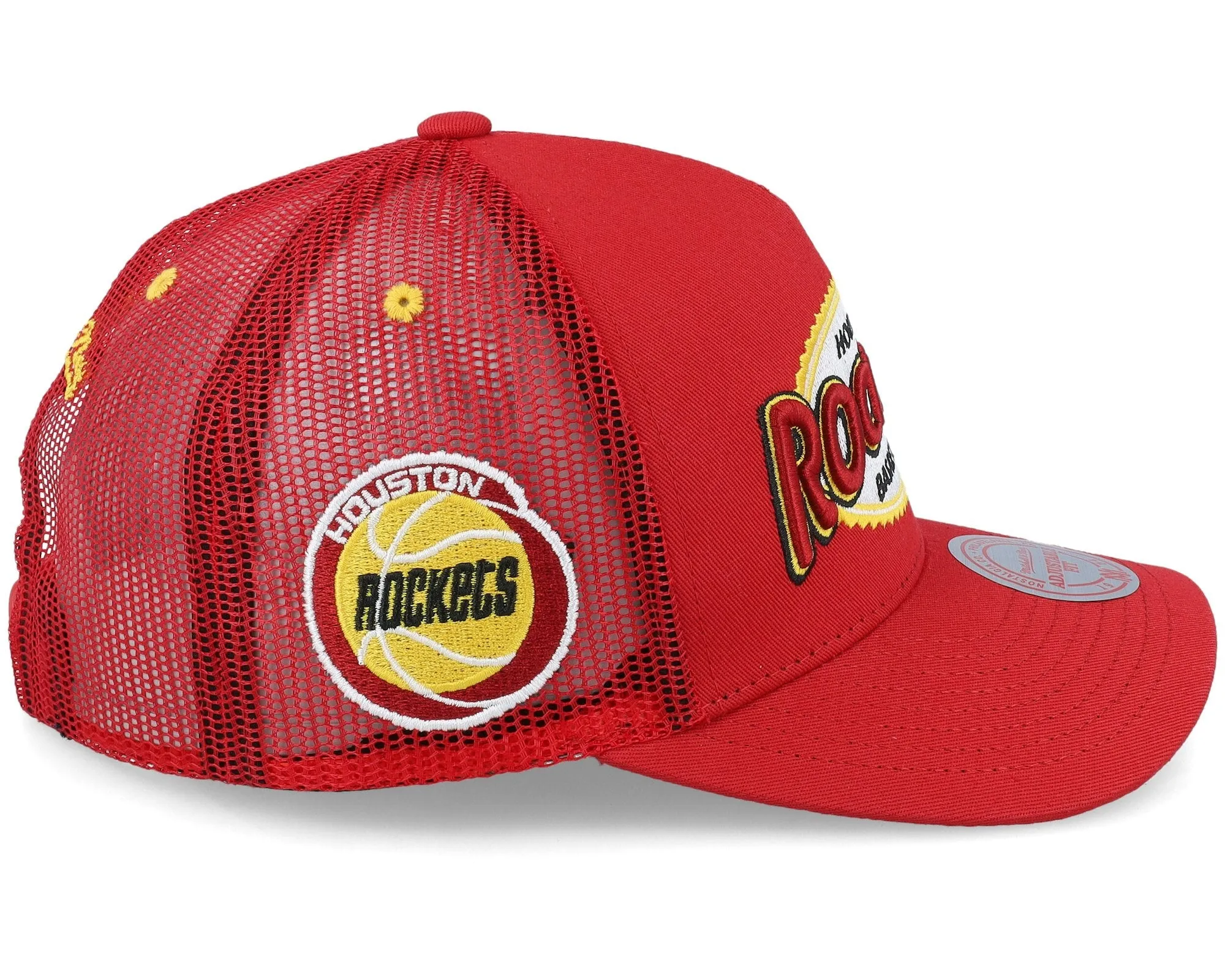 Mitchell & Ness Men's NBA Team Seal Trucker Hwc Rockets Ball Caps sold by Zulily product image thumbnail 3