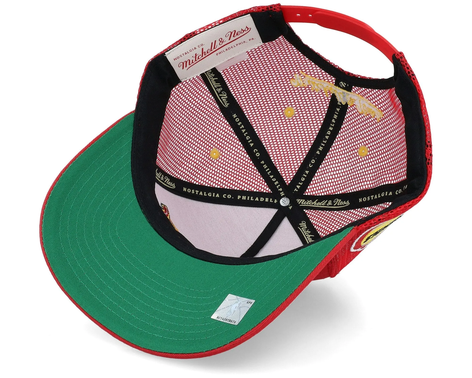 Mitchell & Ness Men's NBA Team Seal Trucker Hwc Rockets Ball Caps sold by Zulily product image thumbnail 5