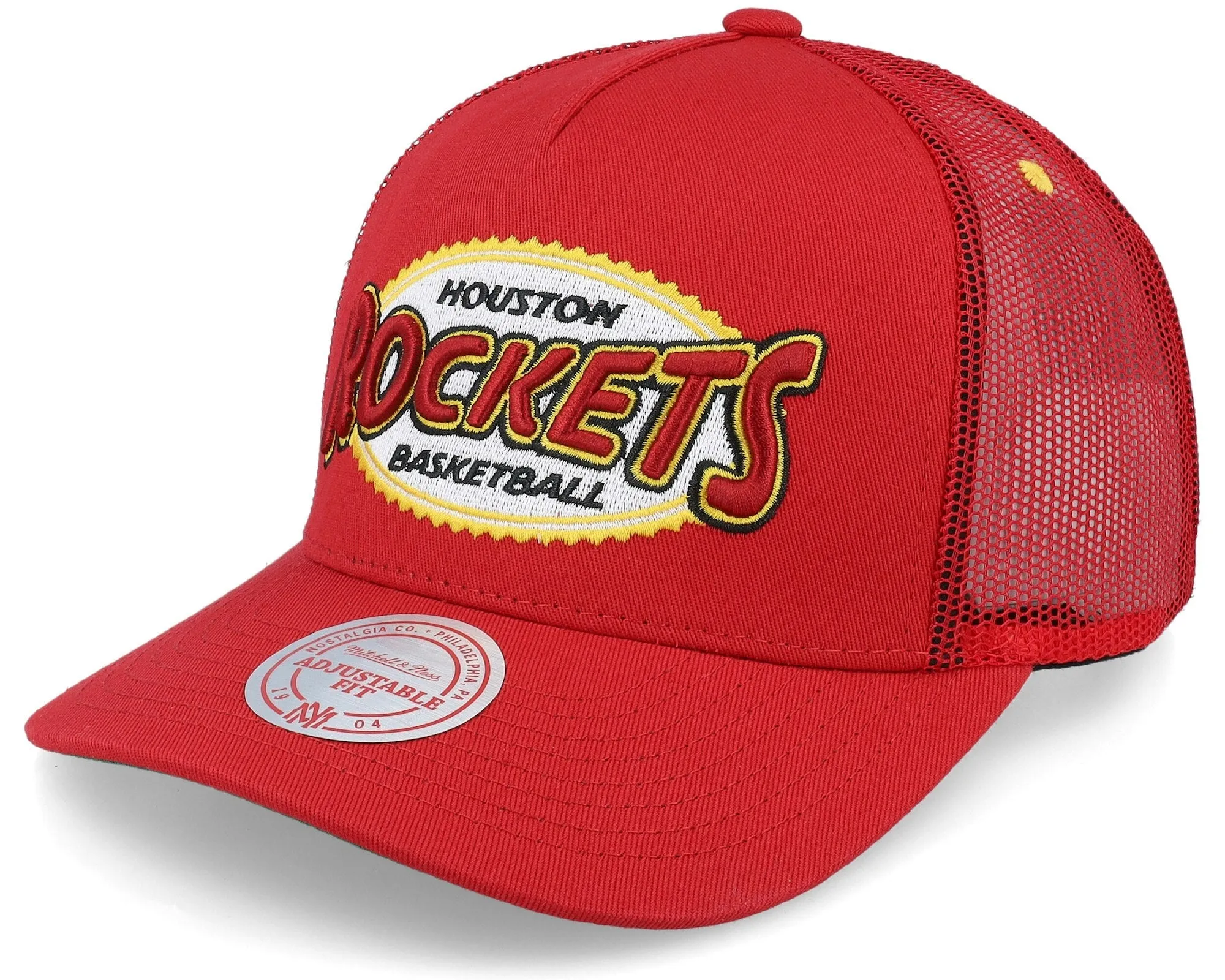 Mitchell & Ness Men's NBA Team Seal Trucker Hwc Rockets Ball Caps sold by Zulily product image thumbnail 2