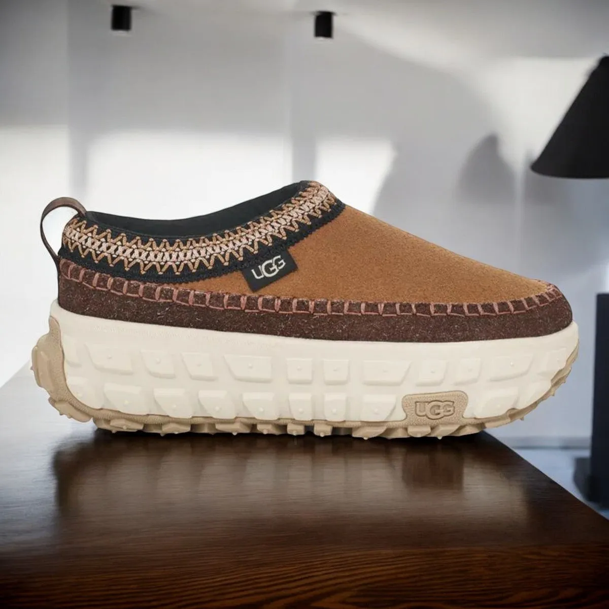 UGG Women's Venture Daze 'Chestnut Ceramic' Sneakers sold by Zulily
