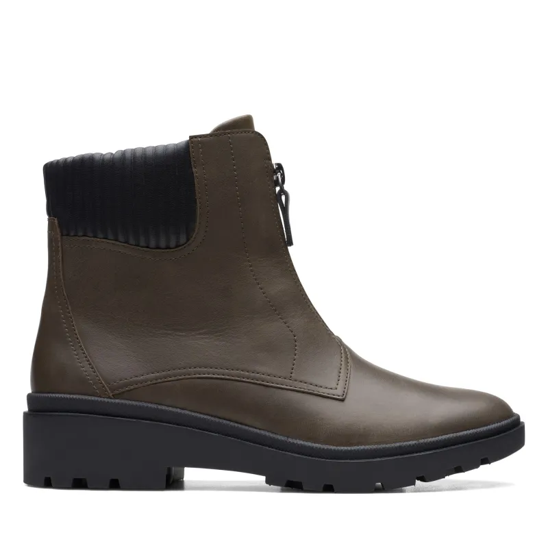 Clarks Women's Calla Zip Boots made by Clarks