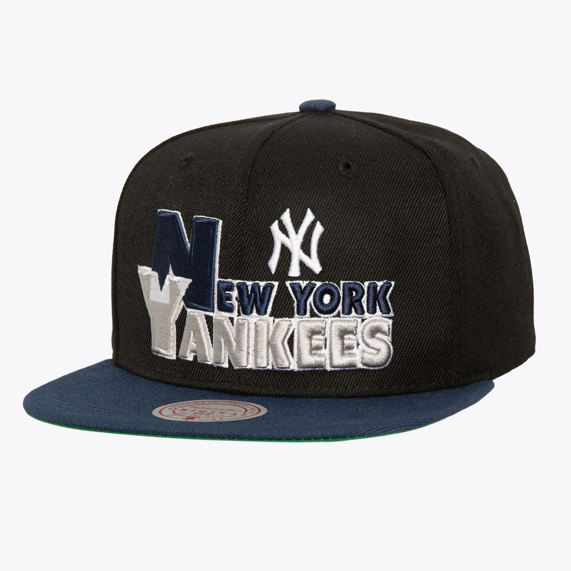Mitchell & Ness Men's MLB Text Stack 1 Snapback Yankees Snapback Caps sold by Zulily