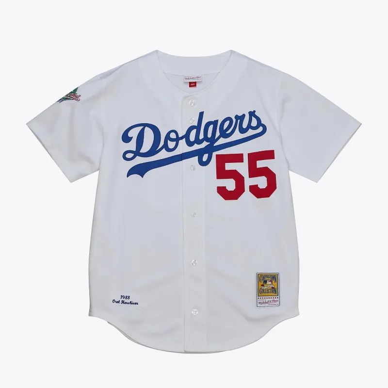 Mitchell & Ness Men's MLB Ws Home Jersey Dodgers 1988 Orel Hershiser Jerseys made by Mitchell & Ness