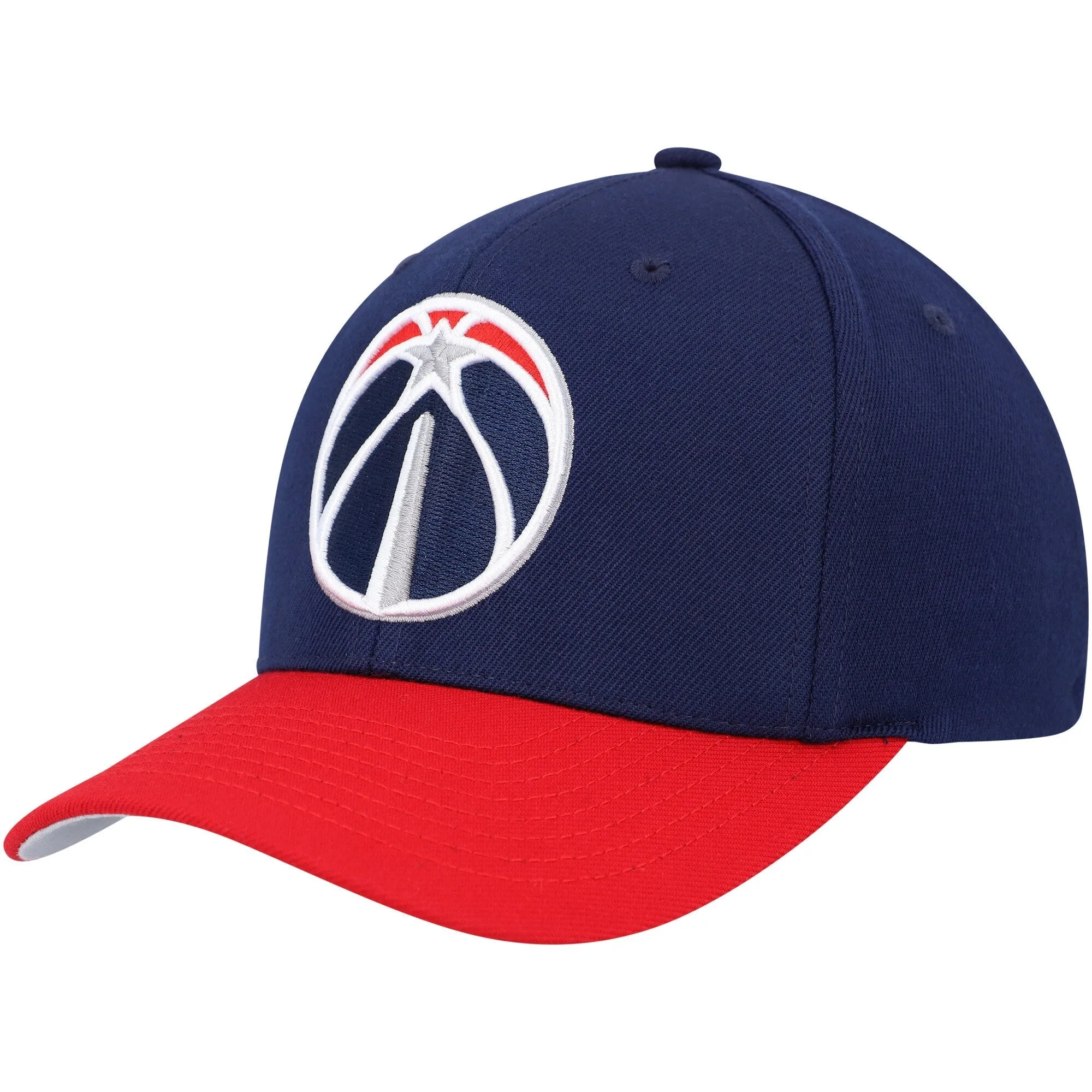 Mitchell & Ness Men's NBA Team 2 Tone 2.0 Stretch Snapback NBA Wizards Snapback Caps sold by Zulily