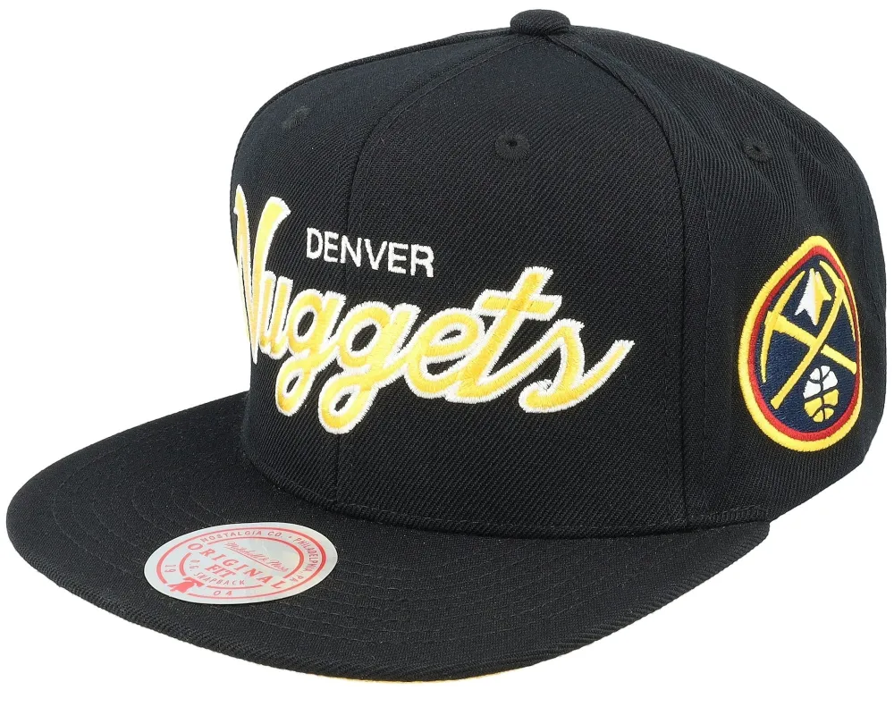 Mitchell & Ness Men's NBA Team Script 2.0 Snapback Nuggets made by Mitchell & Ness