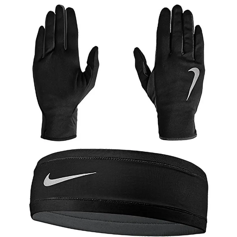 Nike Men's Run Dry Headband And Glove Set sold by Zulily